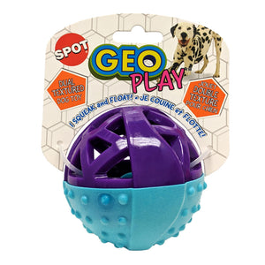 Ethical Pet Spot Geo Play Dual Texture Ball Dog Toy