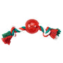 Ethical Pet Spot Holiday Playstrong with Rope Dog Toy, Color Varies
