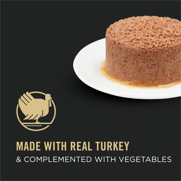 Purina Pro Plan Complete Essentials Turkey & Vegetable Entree Grain-Free Wet Cat Food Can