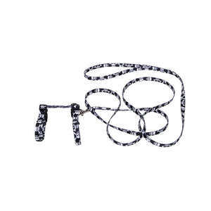 Styles Harnais et laisse réglables pour chat Figure H Fashion, Crânes noirs