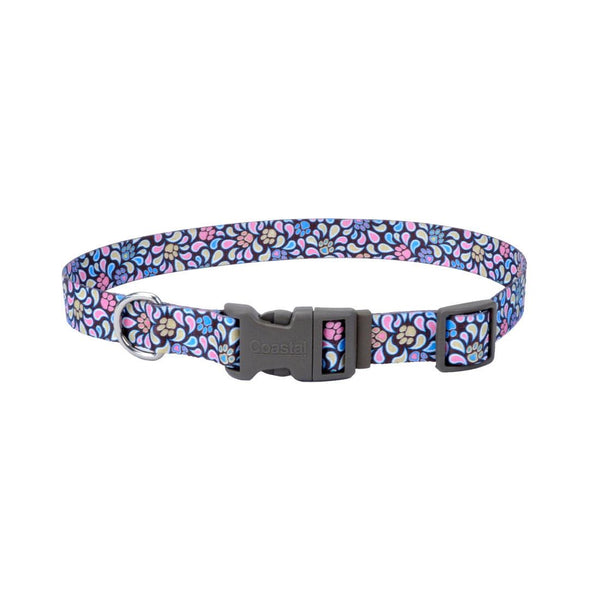 Styles Collier réglable pour chien, Patte spéciale marron