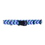 Styles Collier réglable pour chien, Losanges bleu sarcelle et violet