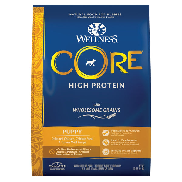 Wellness CORE Wholesome Grains High Protein Puppy Dry Dog Food