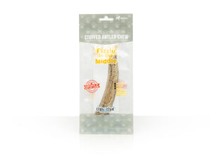This & That Pizzle in the Middle Stuffed Antler Chew Dog Treats
