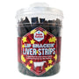 This & That Snack Station Lip Smackin Liver Strips Dog Treats