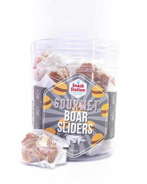 This & That Snack Station Wild Boar Sliders Dog Treats