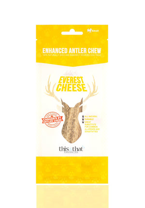 This & That Everest Cheese Enhanced Antler Chew Dog Treats