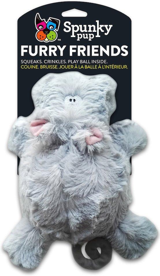 Spunky Pup Jouet hippopotame Furry Friends pour chien