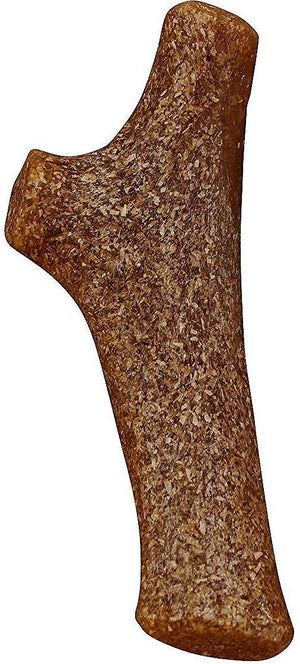 Pet Qwerks Wood Antler Smoked Cheese Dog Toy