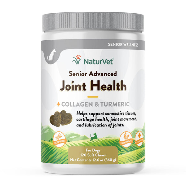 NaturVet Senior Advanced Joint Health Soft Chews for Dogs