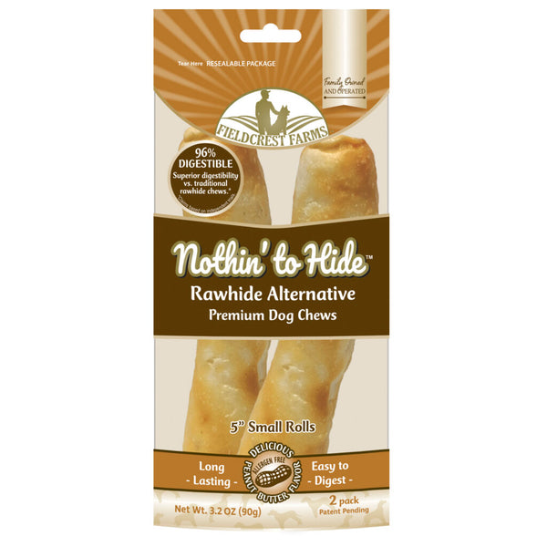 Fieldcrest Farms Nothin' to Hide Roll Peanut Butter Dog Treats