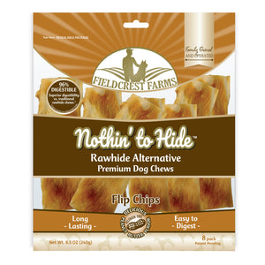 Fieldcrest Farms Nothin' to Hide Flip Chips Peanut Butter Dog Treats