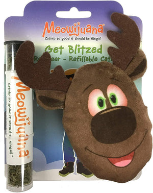 Meowijuana Get Blitzed Reindeer Catnip Cat Toy