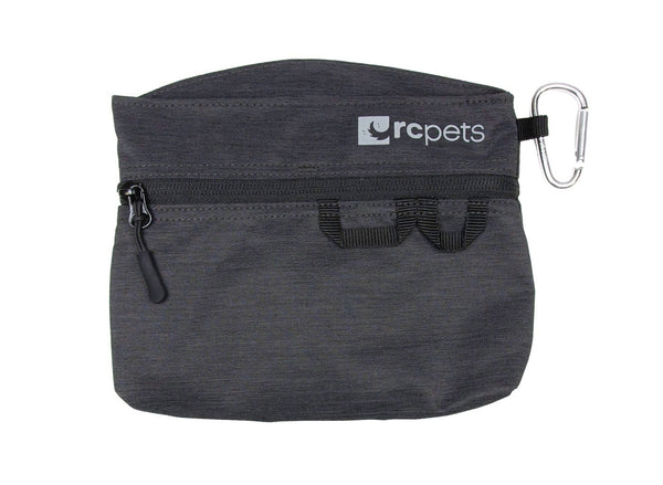 RC Pets Quick Grab Dog Treat Bag, Heather Black