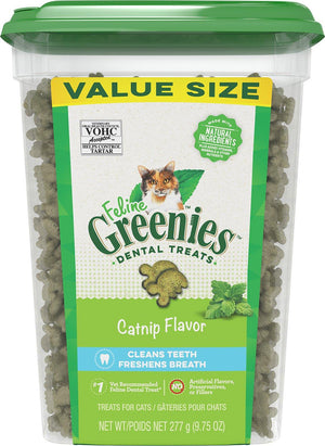 Feline Greenies Dental Treats Catnip Flavor Cat Treats