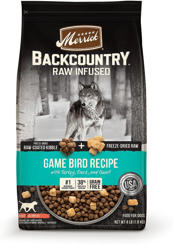 Merrick Backcountry Raw Infused Game Bird Freeze-Dried Dry Dog Food