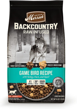 Merrick Backcountry Raw Infused Game Bird Freeze-Dried Dry Dog Food