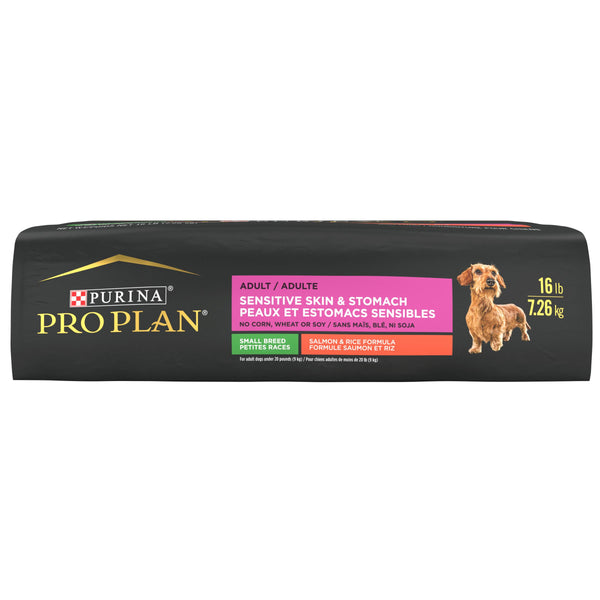 Purina Pro Plan Sensitive Skin & Stomach Salmon & Rice Small Breed Adult Dry Dog Food