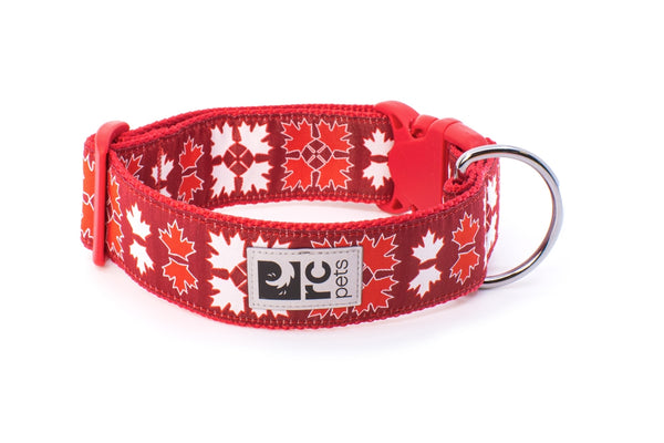 RC Pets Collier large à clip pour chien, Oh Canada