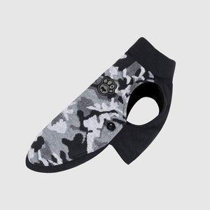 Canada Pooch Northern Knit 2.0 Dog Sweater, Black Camo