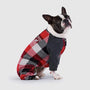 Canada Pooch Frosty Fleece Dog Sweatsuit, Plaid