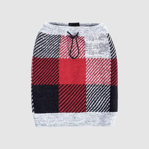 Canada Pooch Northern Knit Snood pour chien, plaid