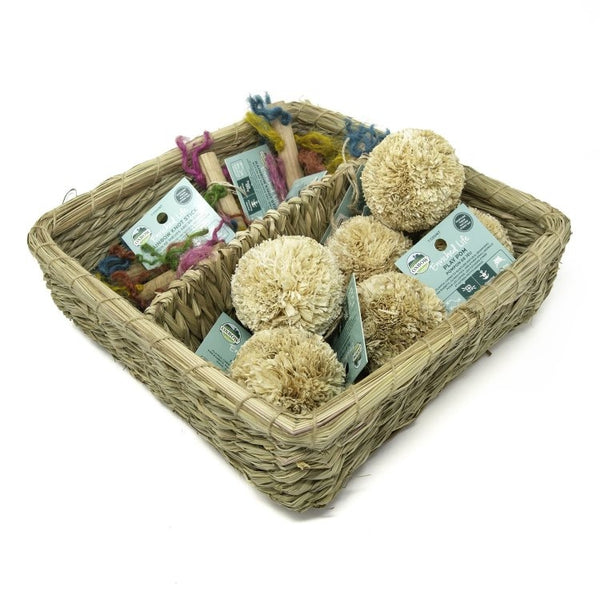 Oxbow Play Pom & Rainbow Basket