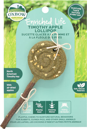 Oxbow Timothy Lollipop Apple