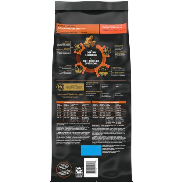 Purina Pro Plan Savor Adult Mélange Effiloché Saumon et Riz Formule Croquettes pour chien