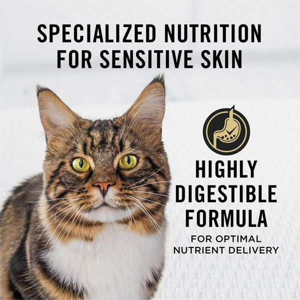 Purina Pro Plan Focus Adulte Peau et Estomac Sensibles Formule Agneau et Riz Croquettes pour chats