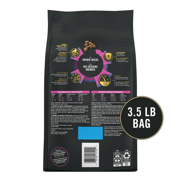 Purina Pro Plan Focus Adulte Peau et Estomac Sensibles Formule Agneau et Riz Croquettes pour chats