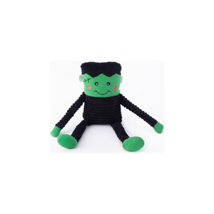 ZippyPaws Halloween Crinkle Frankensteins Monster Dog Toy