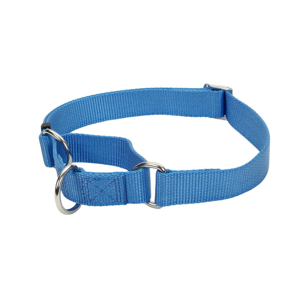 Collier martingale ajustable anti-glisse, Bleu Lagune