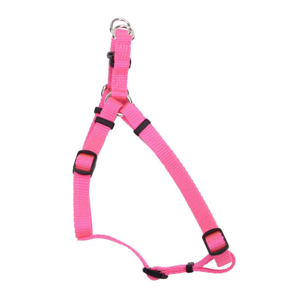 Coastal Comfort Wrap Adjustable Dog Harness, Neon Pink
