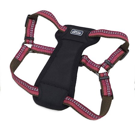 K9 Explorer Reflective Adjustable Padded Dog Harness, Berry