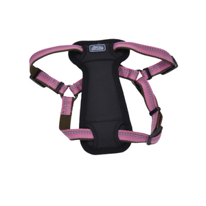 K9 Explorer Reflective Adjustable Padded Dog Harness, Rosebud