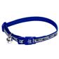 Lazer Brite Collier ajustable en nylon pour chat, Bleu