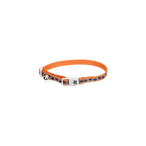 Lazer Brite Collier ajustable en nylon pour chat, Orange