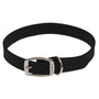 Circle T Collier pour chien en cuir tanné au chêne Town, Noir