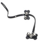 Li'l Pals Leather Dog Potty Training Bells, Black