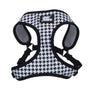Ribbon Designer Wrap Adjustable Dog Harness, Houndstooth