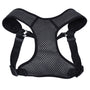 Coastal Comfort Soft Sport Wrap Adjustable Dog Harness, Grey & Black