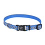 Lazer Brite Collier réglable réfléchissant à design ouvert, Blue Lagoon Wave