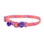 Safe Cat Fashion Adjustable Breakaway Collar, Multi-Colored Hearts