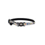Safe Cat Glow in the Dark Adjustable Breakaway Collar, Glowing Black Galaxy