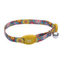 Safe Cat Adjustable Breakaway Cat Collar with Magnetic Buckle, Golden Kaleidoscope