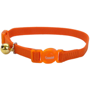 Safe Cat Collier ajustable anti-accrocs à rupture pour chat, orange coucher de soleil