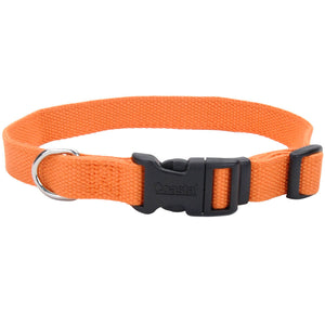 New Earth Collier ajustable pour chien en soja, citrouille.