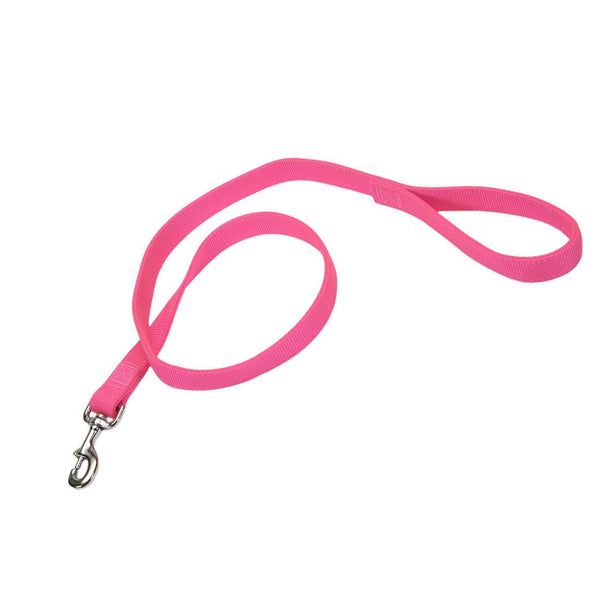 Coastal Laisse double épaisseur pour chien, Rose néon