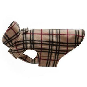 RC Pets Whistler WinterWear V.2.0 Fleece Dog Coat, Tan Tartan